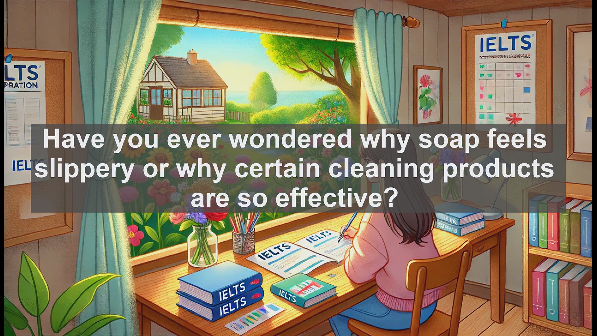 'Video thumbnail for 5000 Must Know IELTS 8.0 Vocabulary - Alkali: The Chemical Key to Cleaning Power'