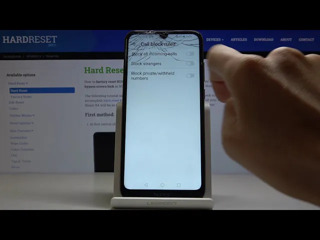 Video thumbnail for How to Block Number in Huawei Honor 8A - Reject Unwanted Calls