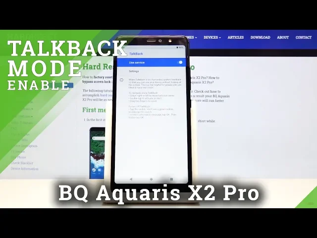 Video thumbnail for How to Enter / Quit TalkBack in BQ Aquaris X2 Pro – TalkBack Mode