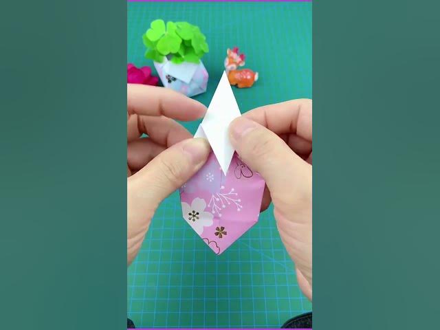 Video thumbnail for Origami Flower Pot Best Easy Learning Video