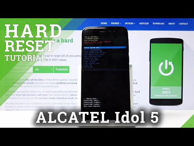 Video thumbnail for How to Hard Reset ALCATEL Idol 5 – Bypass Screen Lock