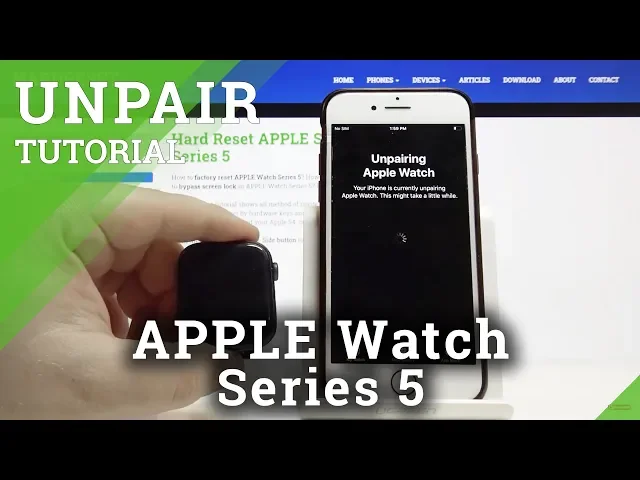 Video thumbnail for APPLE Watch 5 Unpair – How to disconnect Your APPLE Watch from any Phone.