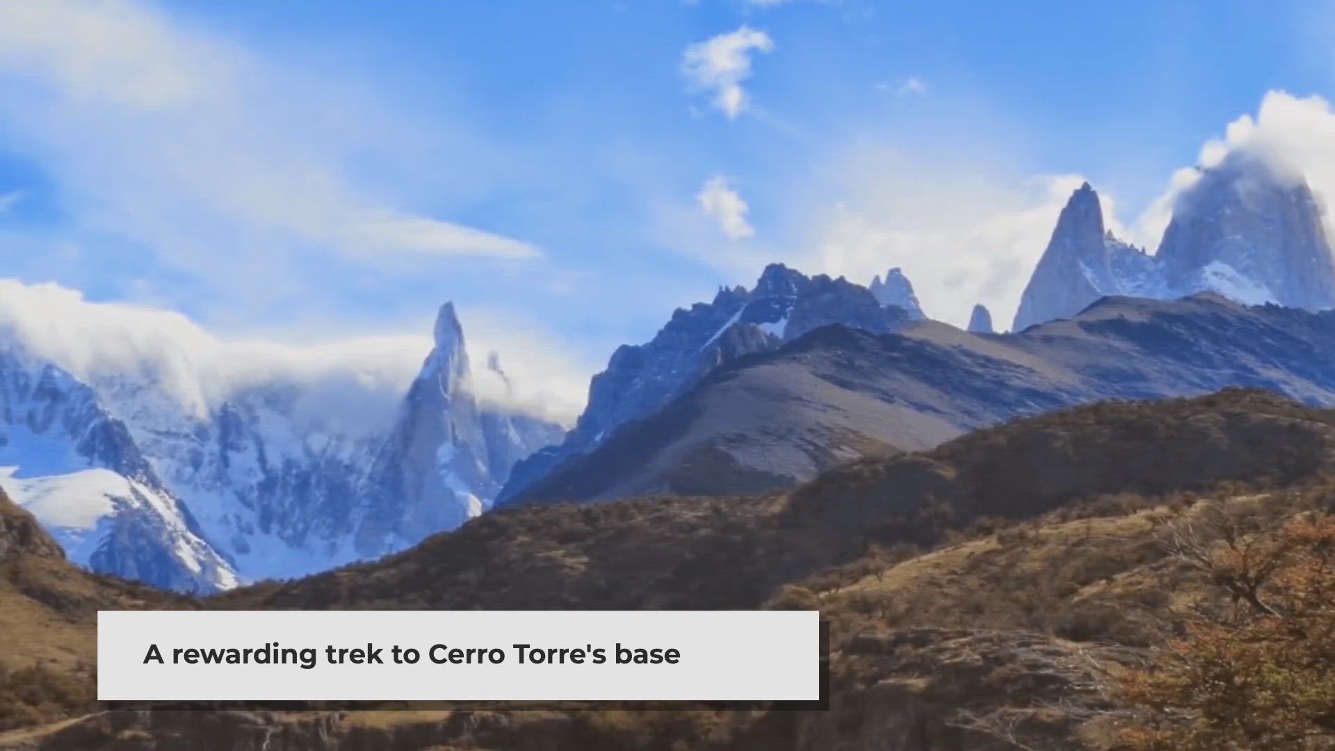 Video thumbnail for Laguna Torre Trek: A Patagonian Adventure in El Chaltén