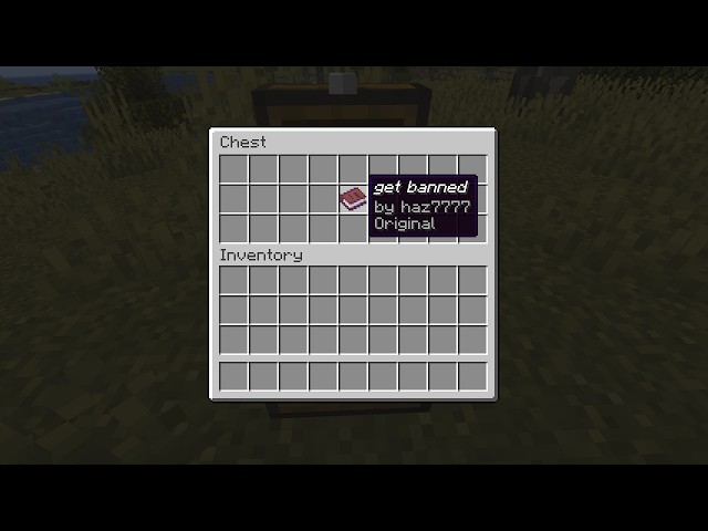 Video thumbnail for how to ban you freinds with books and a chest