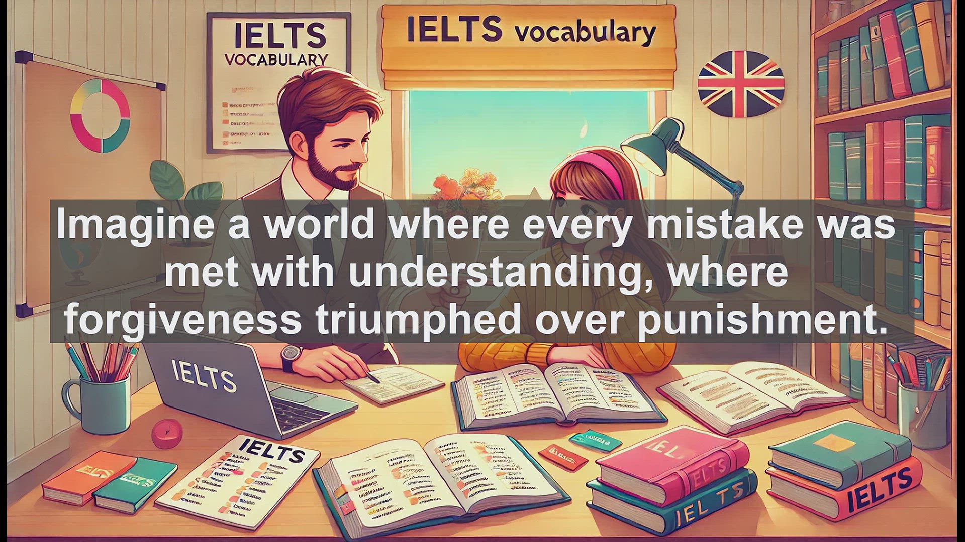 'Video thumbnail for 5000 Must Know IELTS 8.0 Vocabulary - Understanding 'Merciful': Boost Your IELTS Vocabulary'