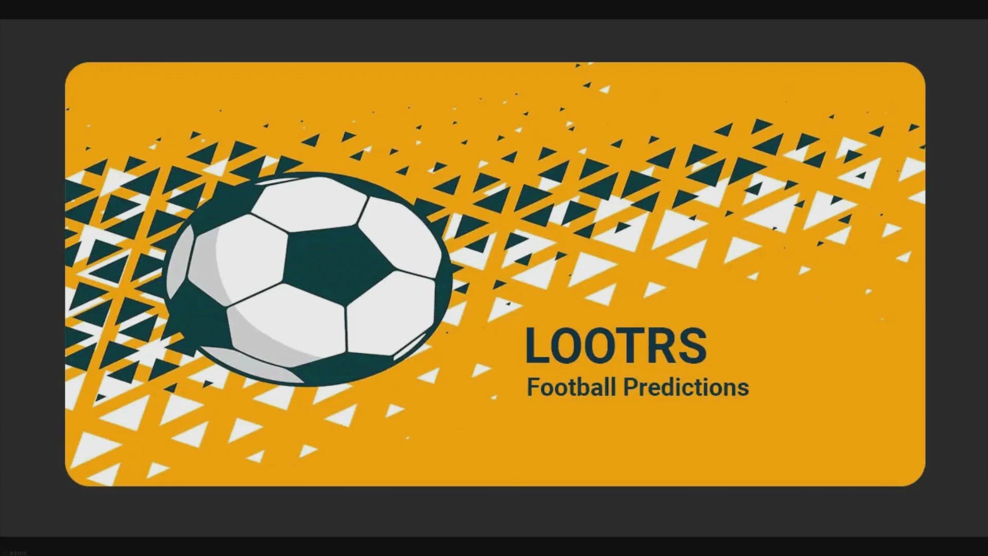 'Video thumbnail for Football Predictions | H2H'