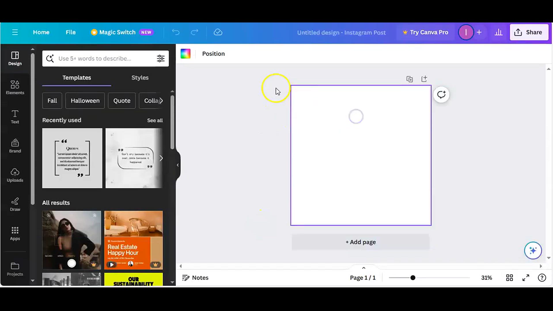 'Video thumbnail for How to Design Instagram Post with Canva_ _ Canva Tutorial'