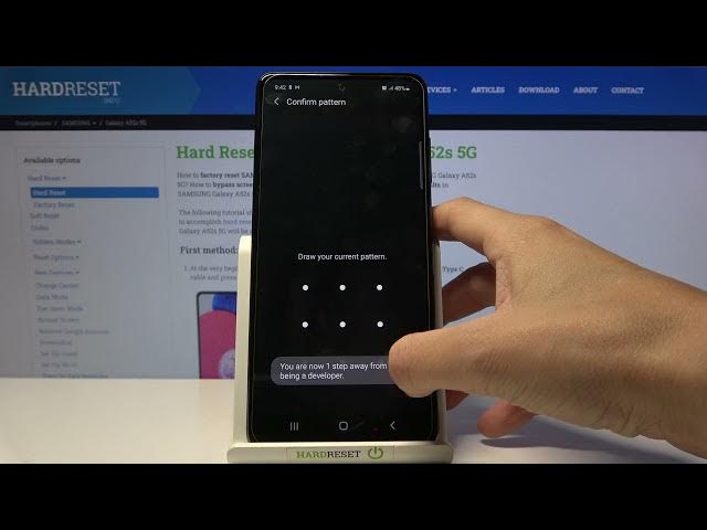 Video thumbnail for How to Enter Developer Options on SAMSUNG Galaxy A52s - Open Developer Mode
