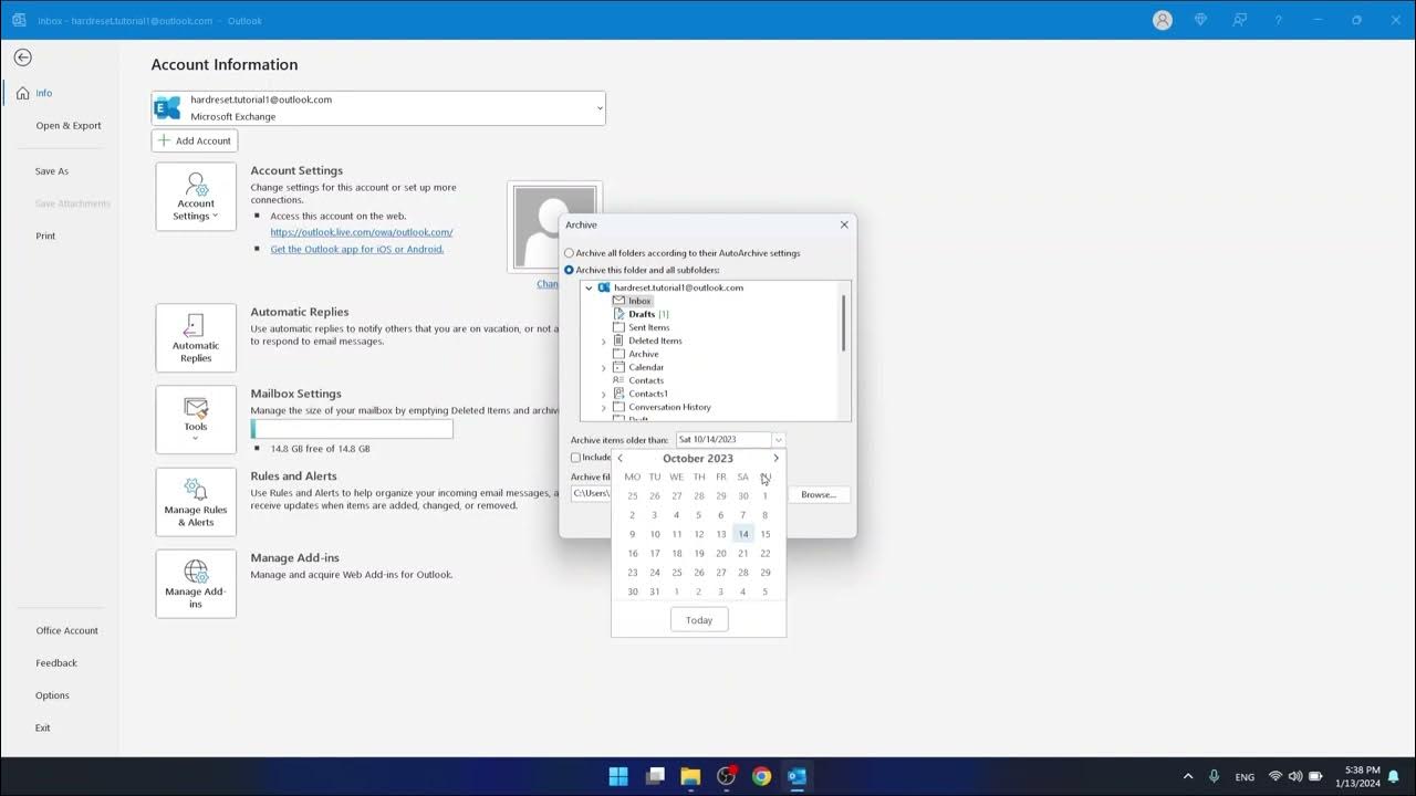 Video thumbnail for How to Archive Emails in Outlook: Single and Multiple