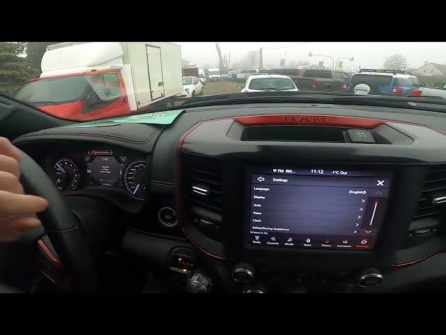 Video thumbnail for How to Find Compass in Dodge RAM REBEL 1500 II ( 2019 - now ) | Compass Location