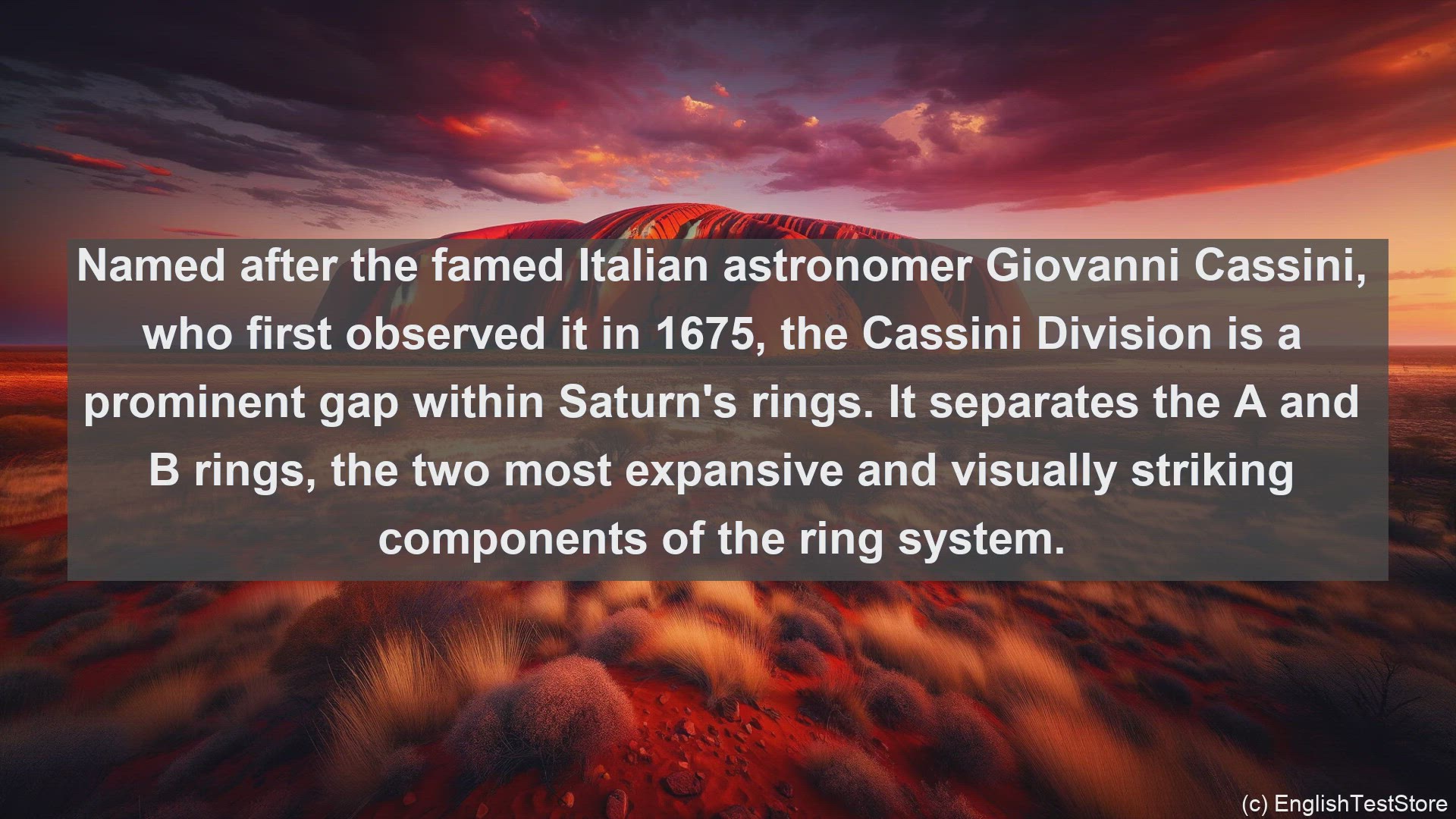 'Video thumbnail for Cassini division in science  definition and examples'