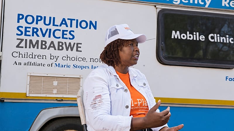 Video thumbnail for Zimbabwe’s mobile clinic helps teenagers access contraception amid aid cuts