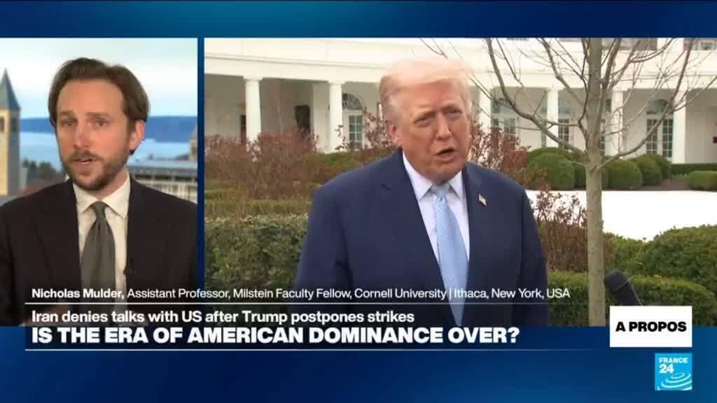 Video thumbnail for Iran exploiting Trump administration's sensitivity to pressure from the markets, expert says