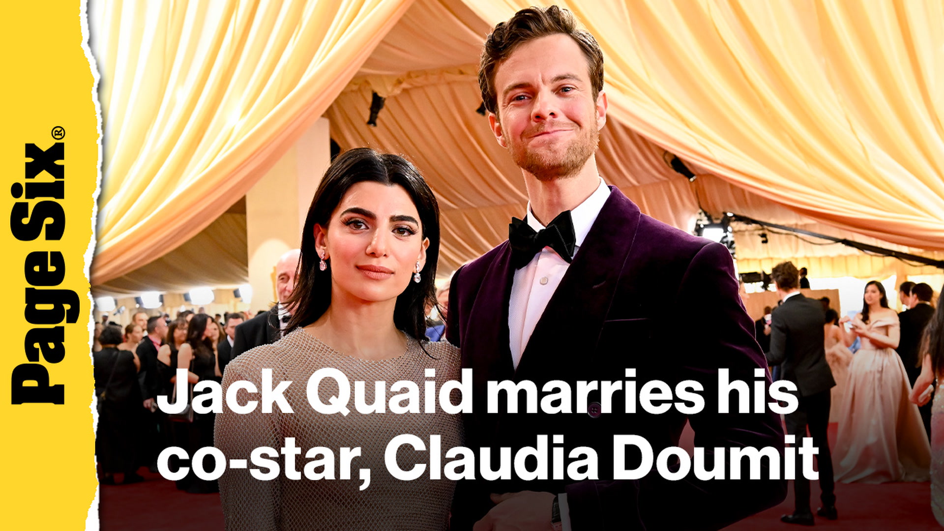 Video thumbnail for Jack Quaid marries his 'The Boys' co-star Claudia Doumit: report