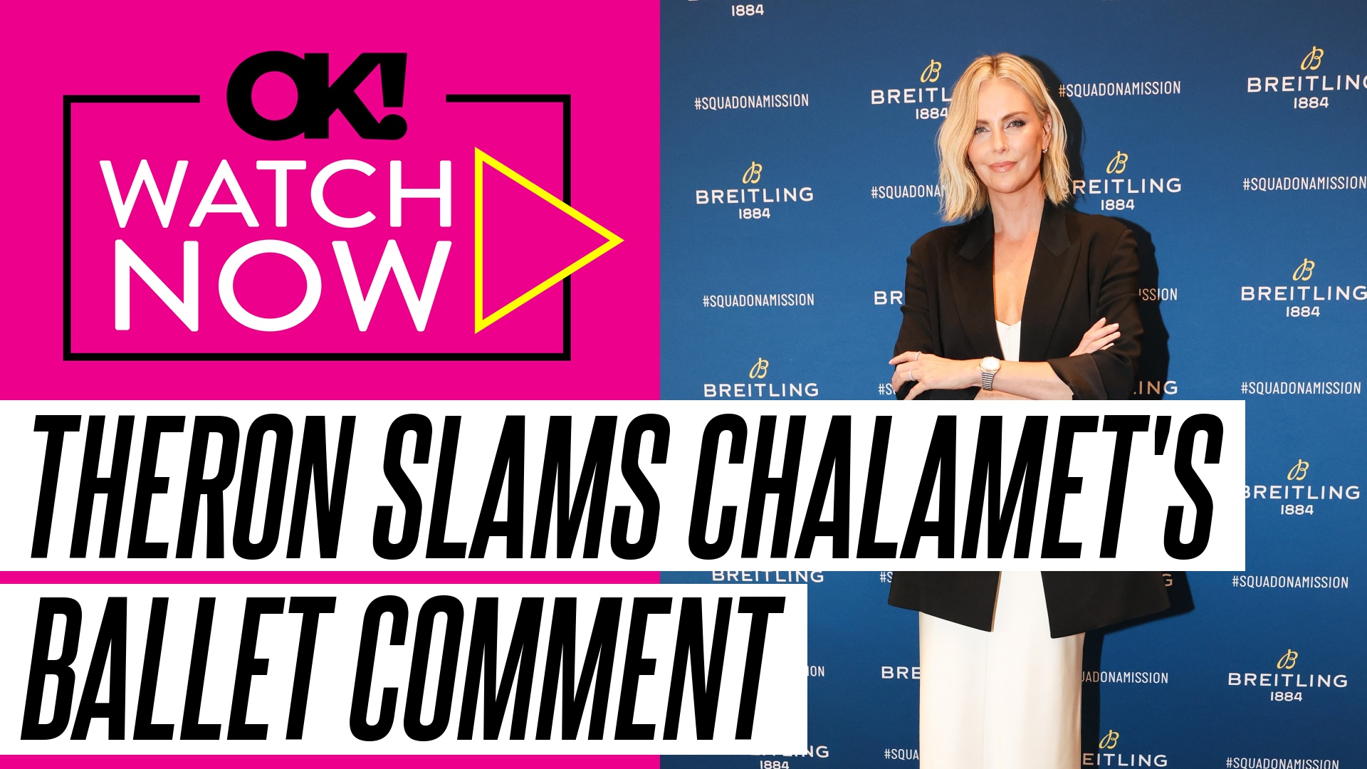 Video thumbnail for Charlize Theron Calls Out Timothee Chalamet Over 'Reckless' Ballet Remarks