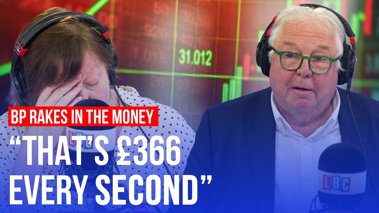 Video thumbnail for Oil giants make 'extraordinary' profits... but say they're not 'profiteering' from Iran