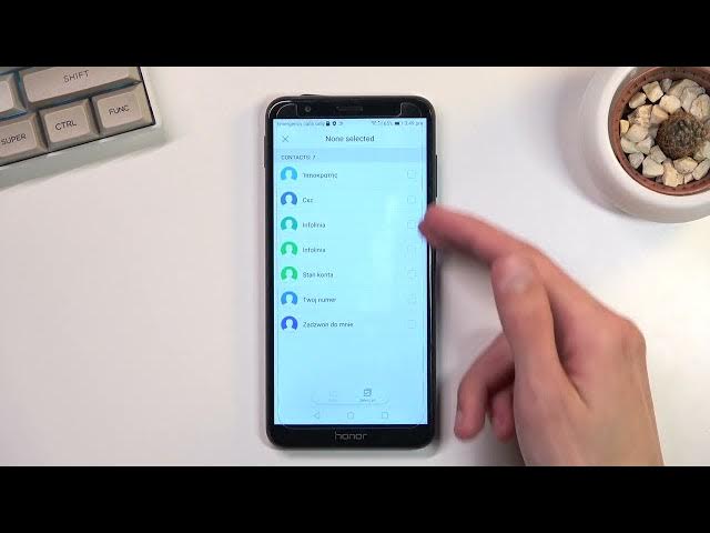 Video thumbnail for How to Copy Contacts from SIM Card to Phone Storage in Honor 7X - Transfer Numbers to Storage