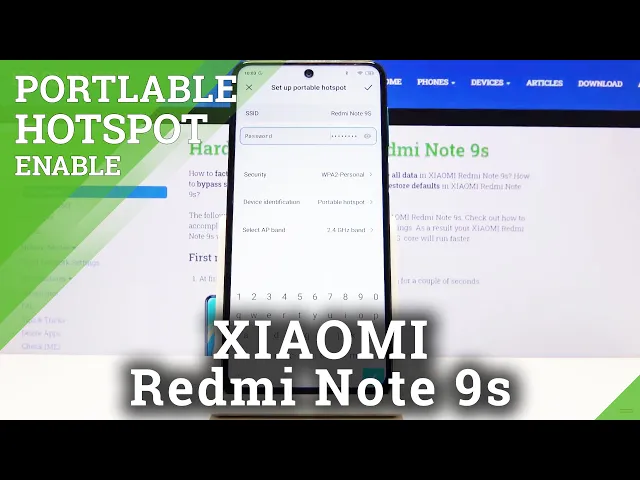 Video thumbnail for How to Activate Portable Hotspot in XIAOMI Redmi Note 9s – Share Internet
