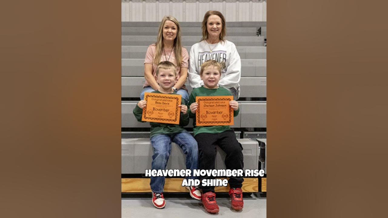 Video thumbnail for Heavener Elementary rise and shine students