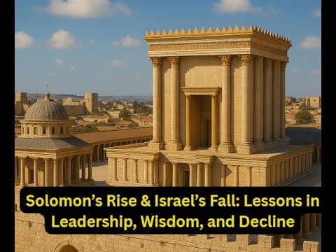 Video thumbnail for Solomon’s Rise & Israel’s Fall: Lessons in Leadership, Wisdom, and Decline