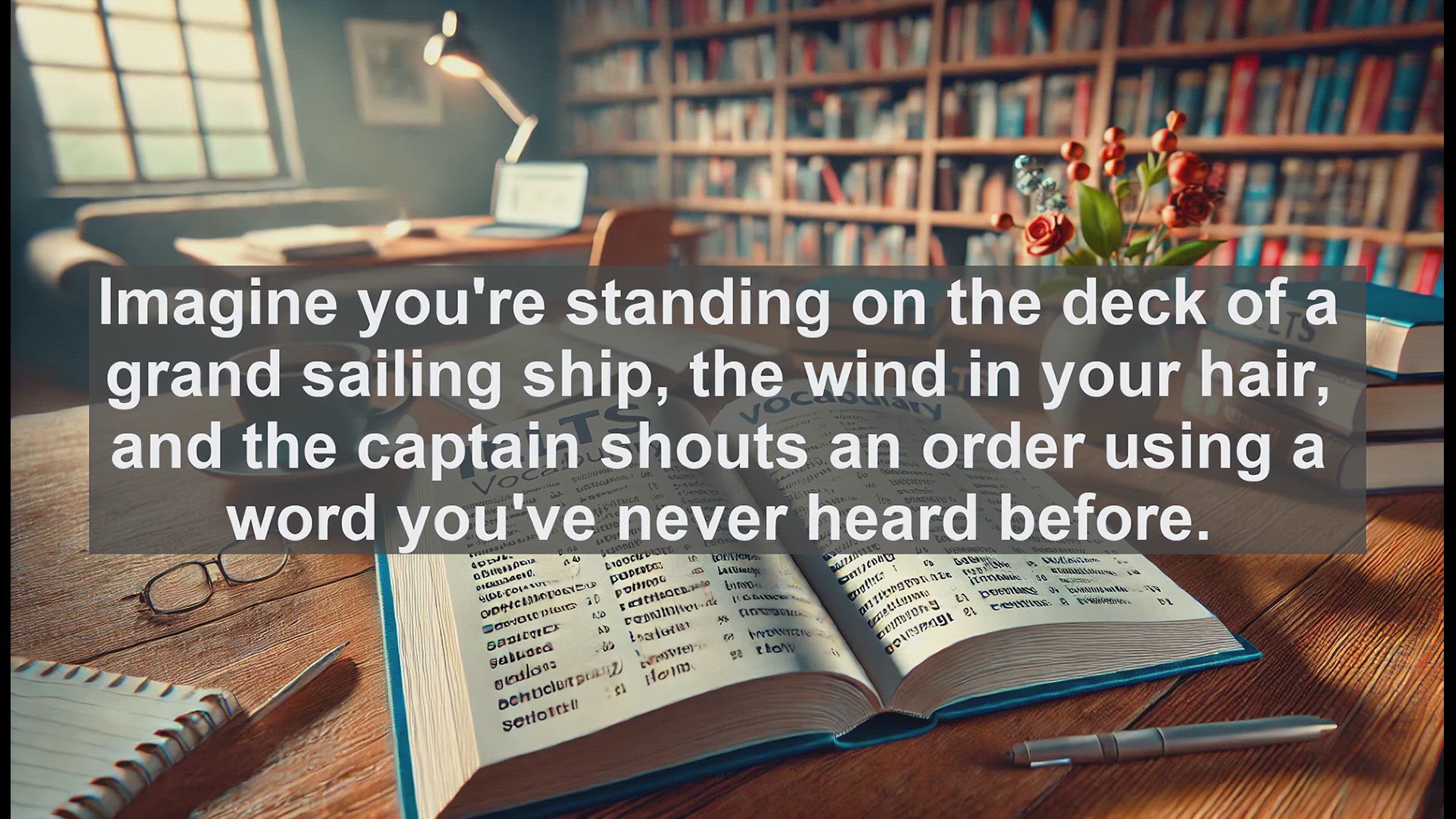 'Video thumbnail for 2000 Must Know IELTS 9.0 Vocabulary - Abaft: A Nautical Term for IELTS Success'