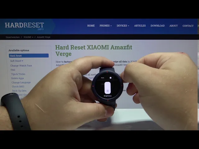 Video thumbnail for How to Change Screen Brightness in Xiaomi Amazfit Verge - Personalize Display