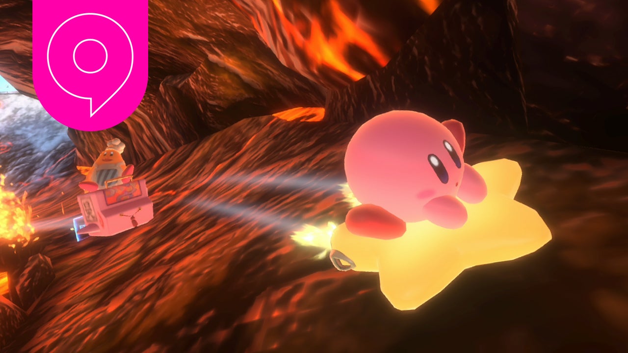 'Video thumbnail for We Played Kirby Air Riders and It's Absolute Chaos | gamescom 2025'