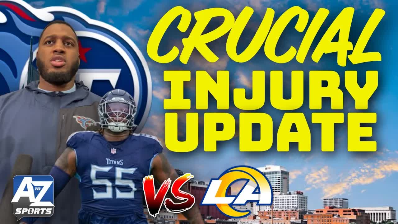 Video thumbnail for A to Z Sports Nashville: titans injury update: jc latham's impact on week 2 vs rams | nfl analysis