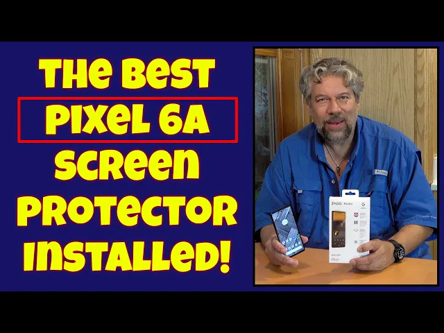 Video thumbnail for ZAGG Invisible Shield Glass Elite Screen Protector for Google Pixel 6a -- INSTALLED!