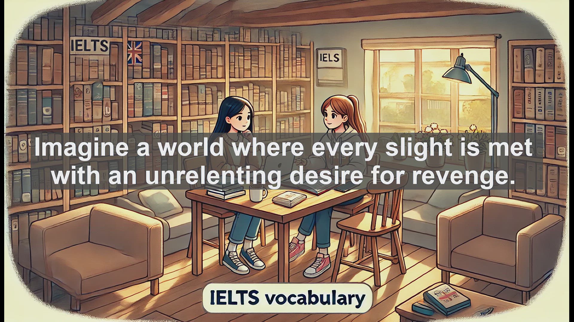 'Video thumbnail for 2000 Must Know IELTS 9.0 Vocabulary - Mastering 'Vindictive': Boost Your IELTS Vocabulary'
