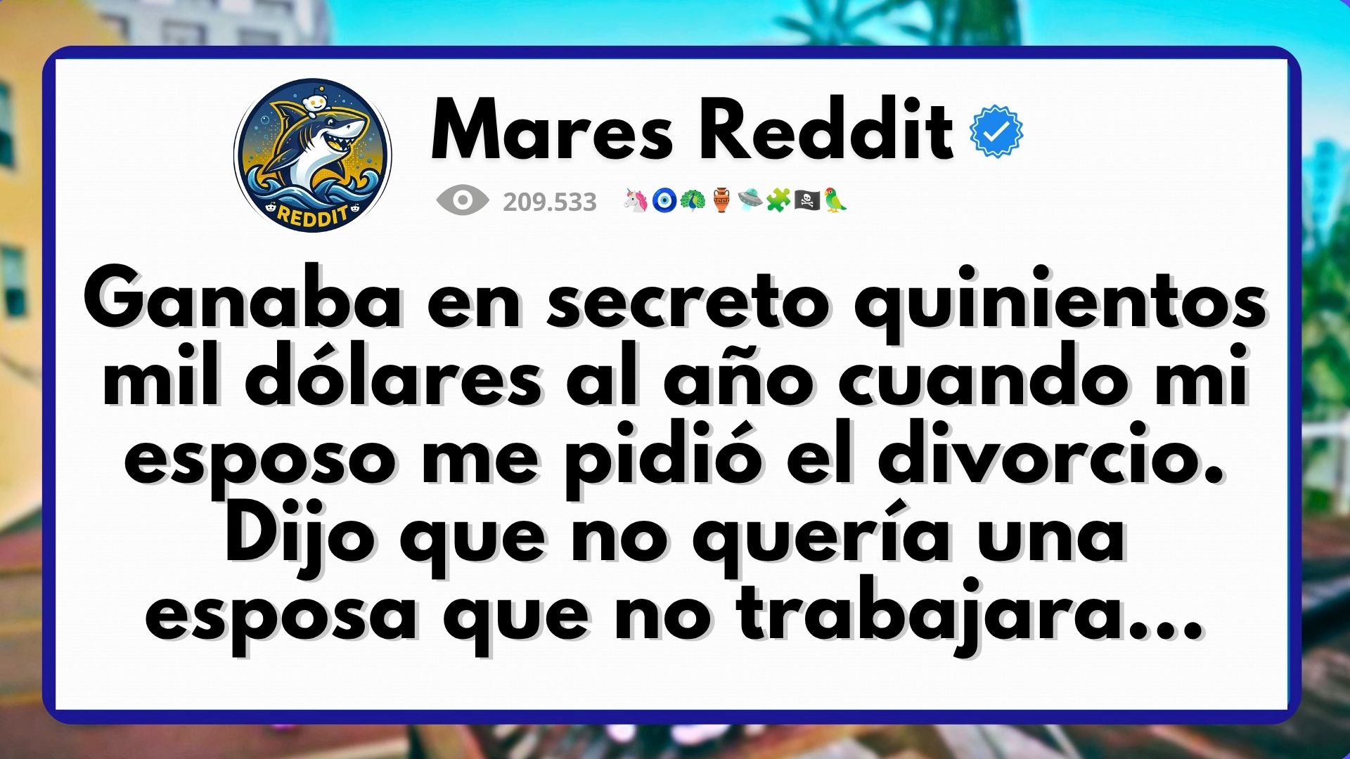 Video thumbnail for Tenía dos meses de embarazo y estaba lavando la ropa de Julian cuando él me pidió que le hiciera una transfusión de sangre