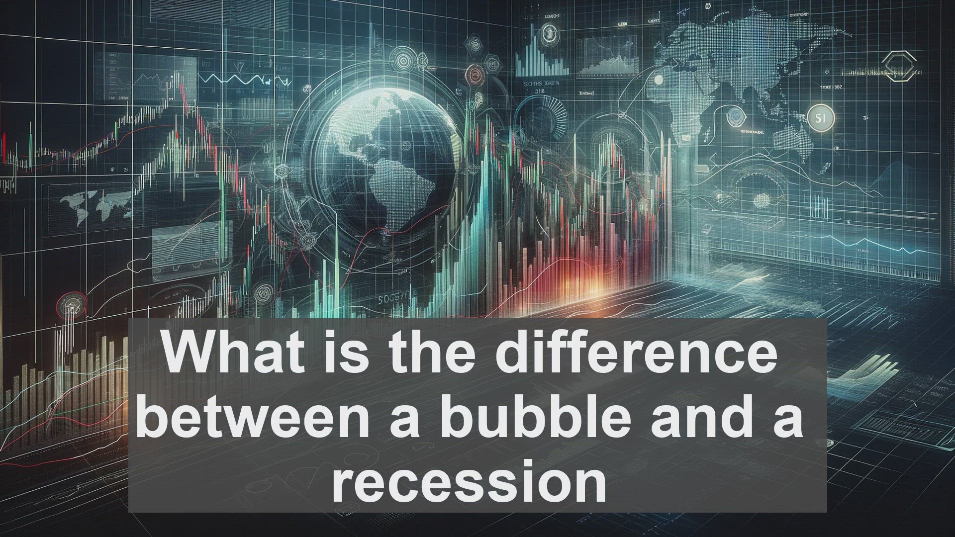 'Video thumbnail for What is the difference between a bubble and a recession?'