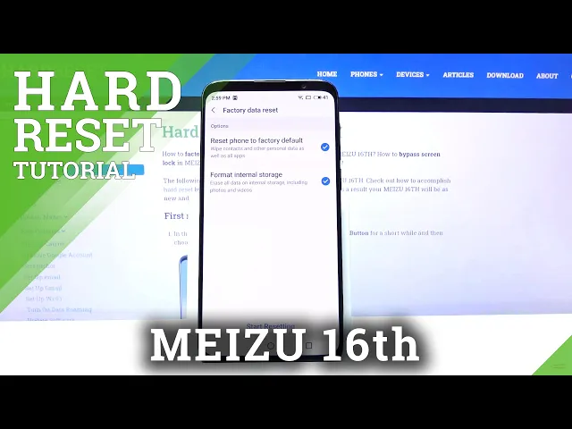Video thumbnail for How to Bring Back Default Configuration of MEIZU 16TH - Hard Reset / Wipe All Data