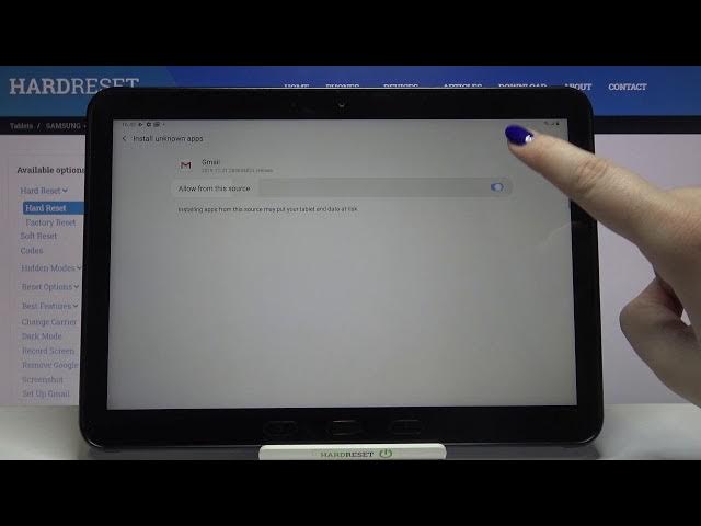 Video thumbnail for How to Allow Unknown Sources on SAMSUNG Galaxy Tab Active Pro - Install Apps From Unknown Sources