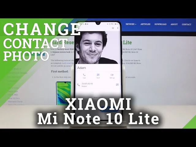 Video thumbnail for How to Add Photo to Contact in XIAOMI Mi Note 10 Lite – Customize Contact Profile