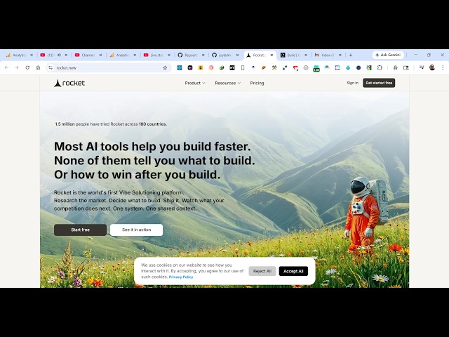 Video thumbnail for This Rocket.new AI Coding Builder & Agent Builds Full Stack Apps From Prompt For FREE (100%)