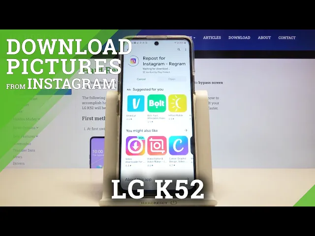 Video thumbnail for How to Download Photos from Instagram on LG K52? Save Instagram Pictures