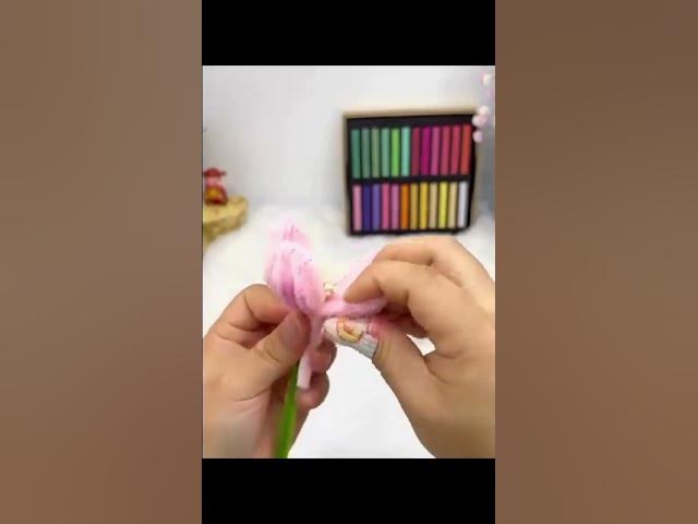 Video thumbnail for How to make a 3d flower #shorts #youtubeshorts #short
