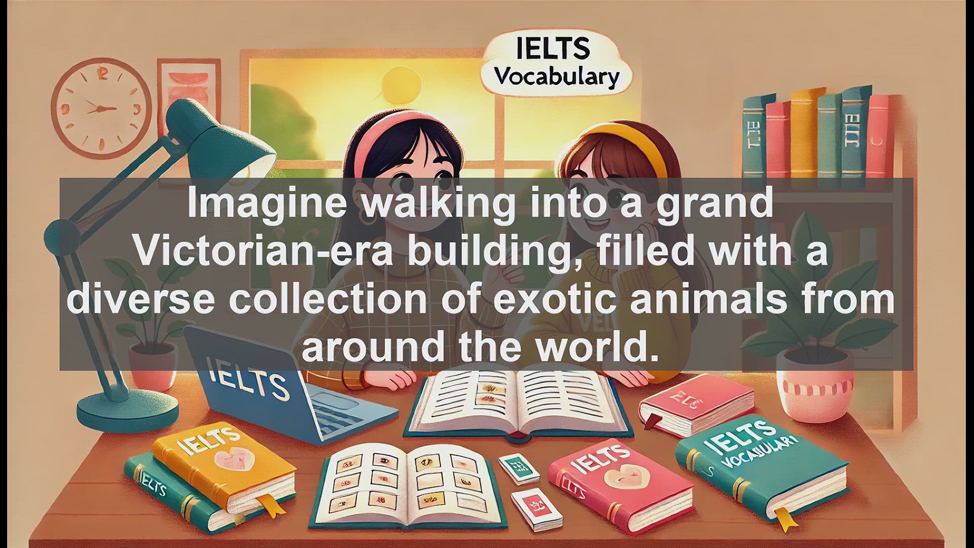 'Video thumbnail for 5000 Must Know IELTS 8.0 Vocabulary - Menagerie: Elevate Your Vocabulary for IELTS Success'