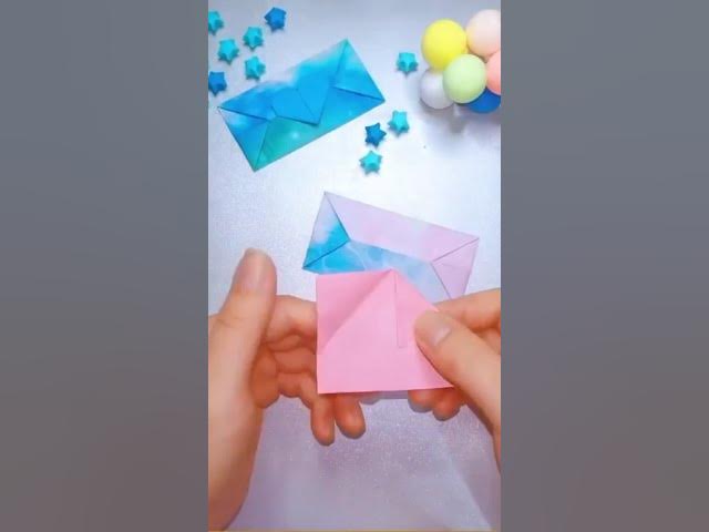 Video thumbnail for How to Create Paper Love Envelope #shrots #youtubeshorts