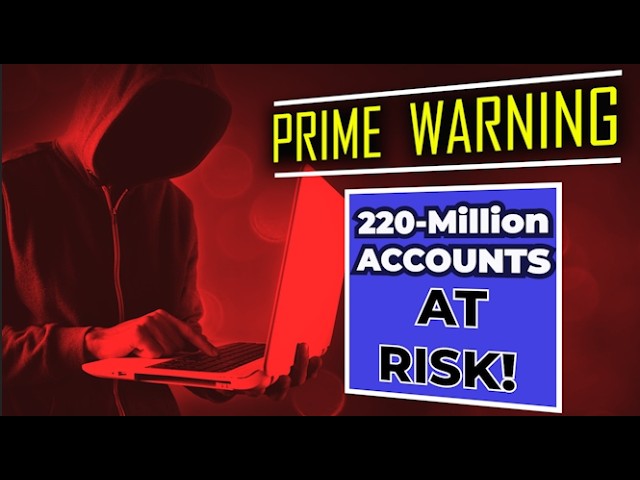 Video thumbnail for AMAZON PRIME ALERT: MILLIONS OF ACCOUNTS ARE AT RISK