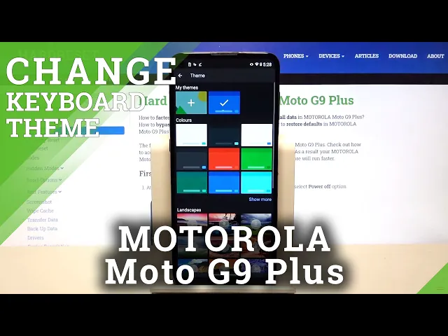 Video thumbnail for Keyboard Theme on MOTOROLA Moto G9 Plus – Customize Keyboard with the Own Picture