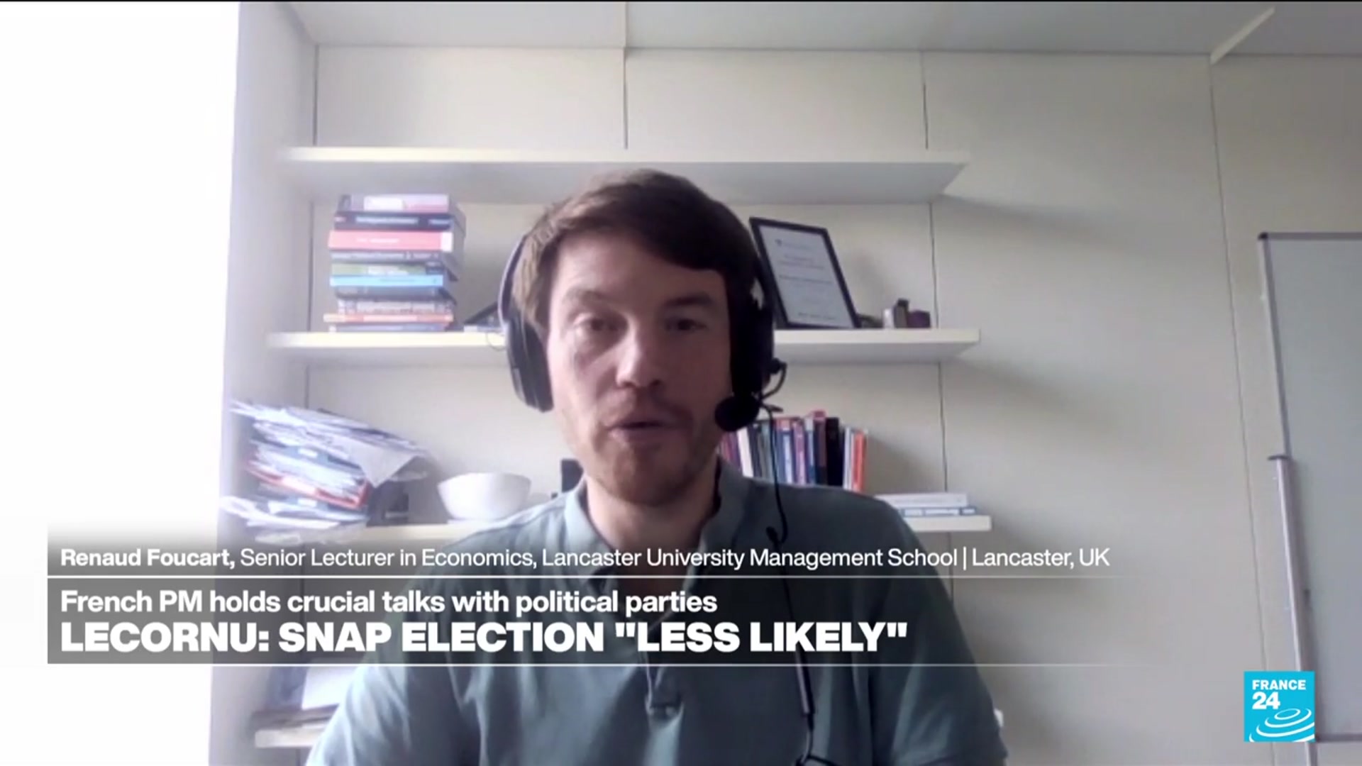 'Video thumbnail for France: Lecornu says snap elections are "less likely"'