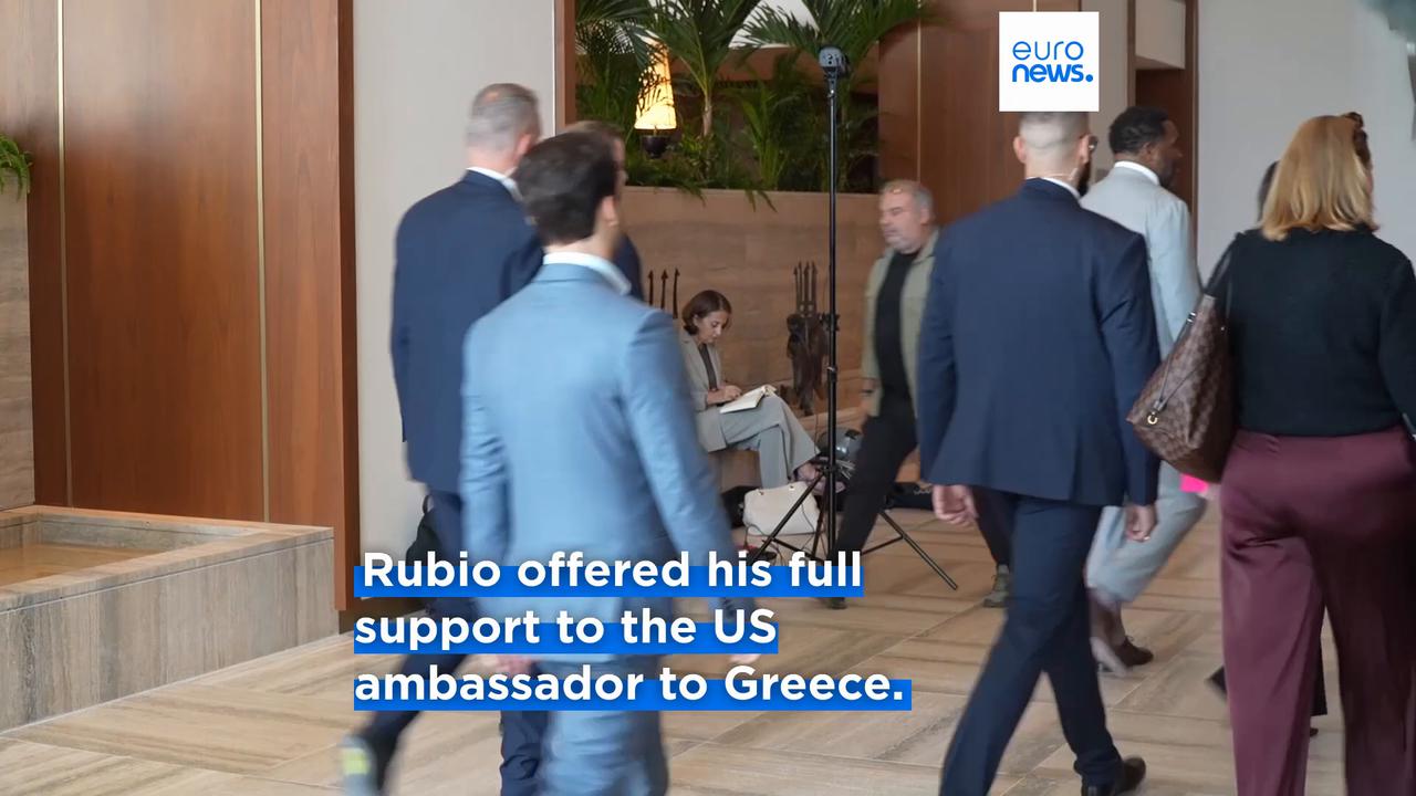 Video thumbnail for Rubio in Athens urges Europe to shoulder more of its defence burden