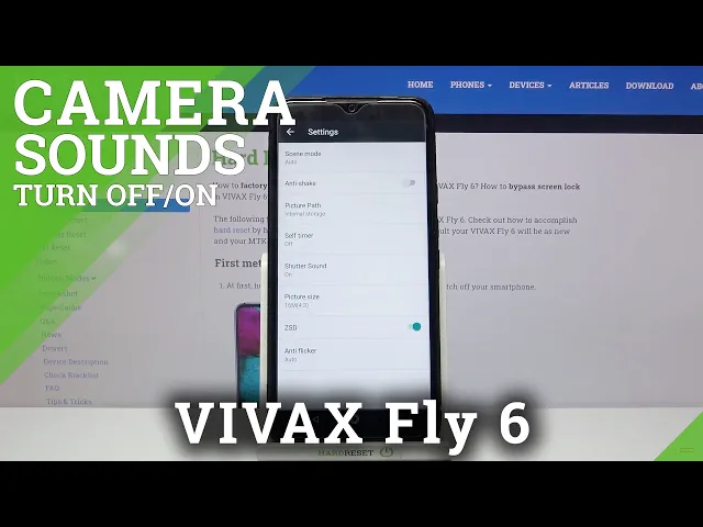 Video thumbnail for How to Disable Shutter Sound in Vivax Fly 6 – Turn On/Off Camera Sound