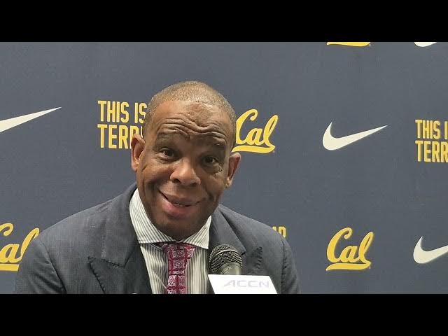 Video thumbnail for #UNC coach Hubert Davis after loss at Cal