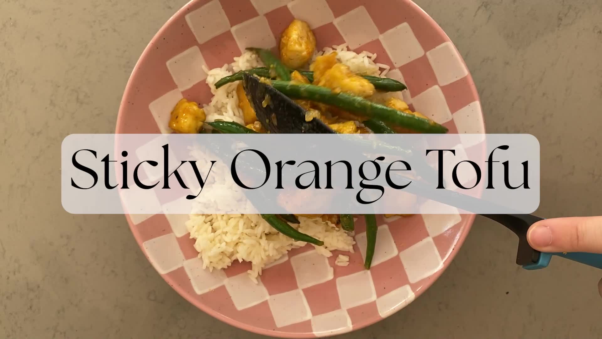 'Video thumbnail for Sticky Orange Tofu Recipe'
