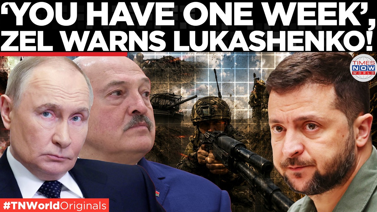 Video thumbnail for Zelensky Warns Belarus: 'If He Doesn't Do It, We Will'; Gives Lukashenko 7 Days to Remove Oreshniks