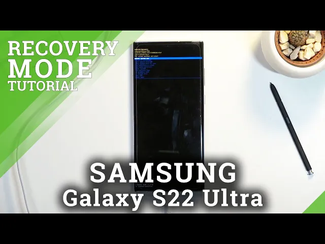 Video thumbnail for How to Enter Recovery Mode on SAMSUNG Galaxy S22 Ultra | Exit Recovery Menu