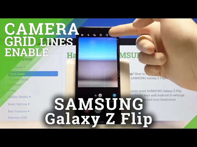 Video thumbnail for How to Use Camera Grid Lines on Samsung Galaxy Z Flip – Camera Features